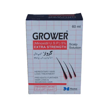 GROWER SPARY SCALP SOLUTION 5% ERTRA STRENGTH