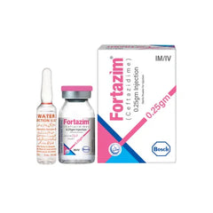 FORTAZIM INJ 0.25GM IV/IM