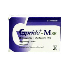 GPRIDE TAB MSR 1/500MG