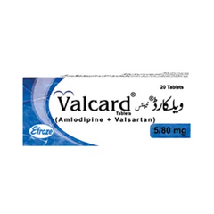 VALCARD TAB 5/80MG