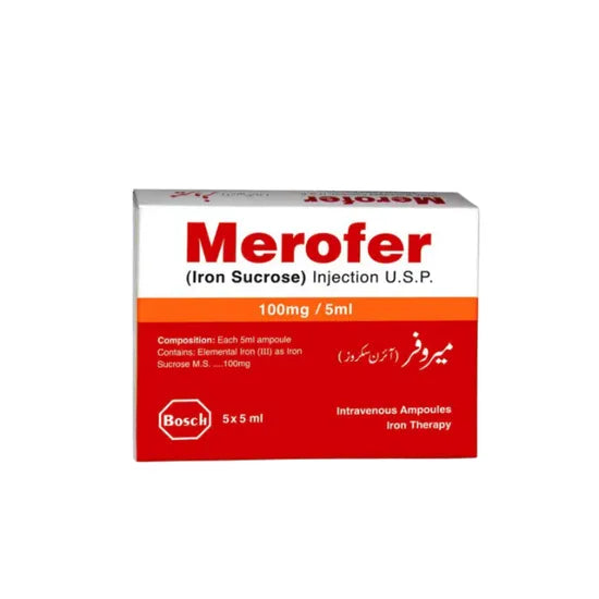 MEROFER INJ 100MG I/V  (FREDGE ITEM)  9   ****