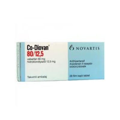 CODIOVAN TAB 80/12.5MG   ****