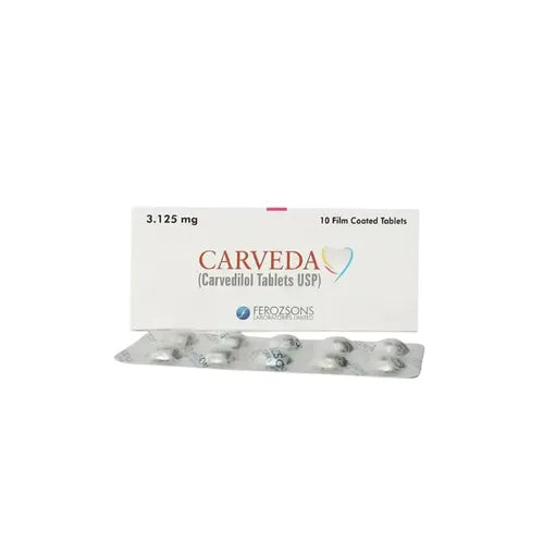 CARVEDA TAB 3.125MG