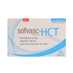 SOFVASC TAB HCT 10/160/12.5MG******