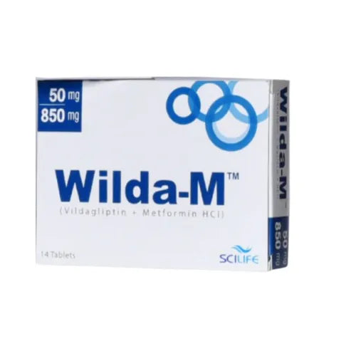 WILDA TAB M 50/850MG