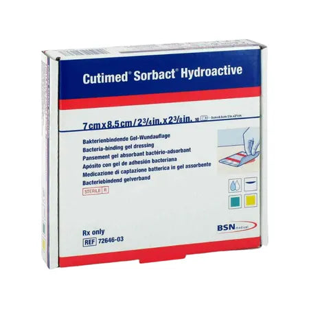 CUTIMED BANDAGE SORBACT HYDROACTIVE 7CM X 8.5 CM