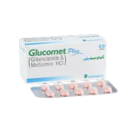 GLUCOMET TAB PLUS 5/500MG