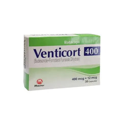 VENTICORT ROTACAP 400MCG+12MCG