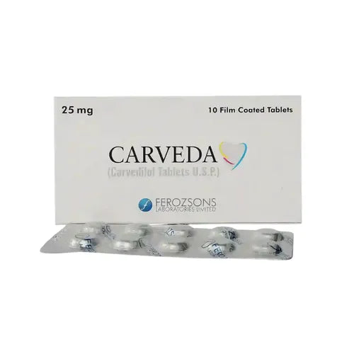 CARVEDA TAB 25MG