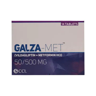 GALZA TAB MET 50/500MG
