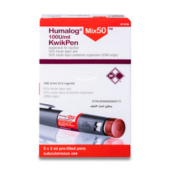 HUMALOG KWIKPEN  MIX 50 (FREDGE ITEM)  3