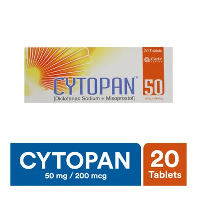 CYTOPAN TAB 50MGMG/200MG