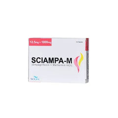 SCIAMPA TAB M 12.5/1000MG