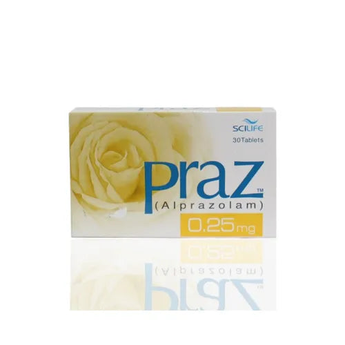 PRAZ TAB 0.25MG******(RX)