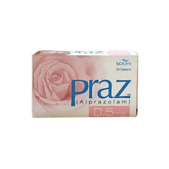 PRAZ TAB 0.5MG******(RX)