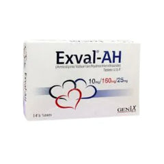 EXVAL TAB AH 10/160/25MG