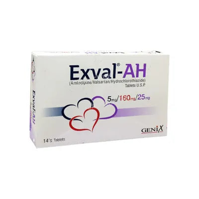 EXVAL TAB AH 5/160/25MG