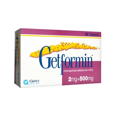 GETFORMIN TAB 2MG/500MG