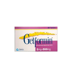 GETFORMIN TAB 2MG/500MG