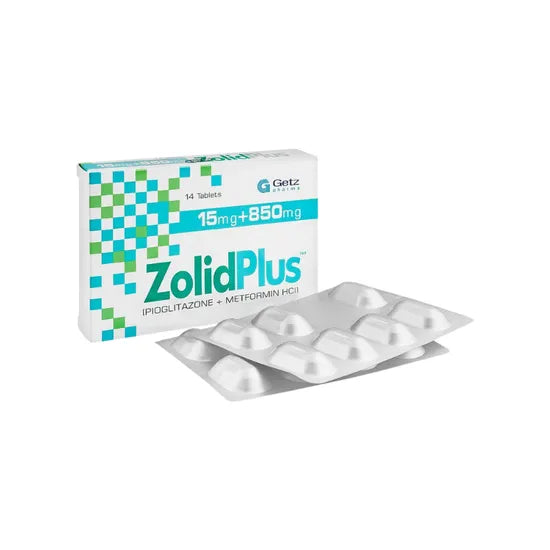 ZOLID TAB PLUS 15/850MG