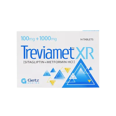 TREVIAMET TAB XR 100/1000MG