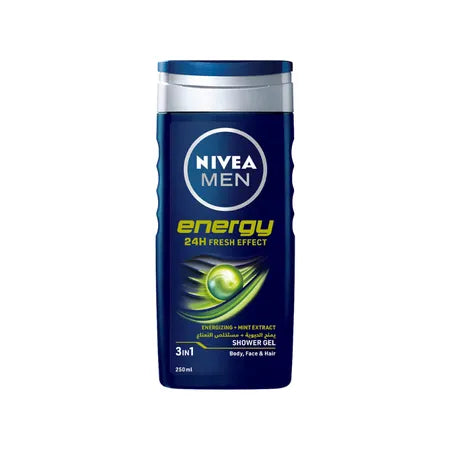 NIVEA MEN SHOWER GEL 250ML ENERGY