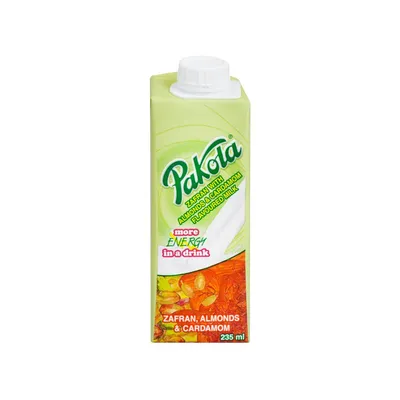 PAKOLA FLAVOUR MILK 235ML ALMOND ZAFRAN