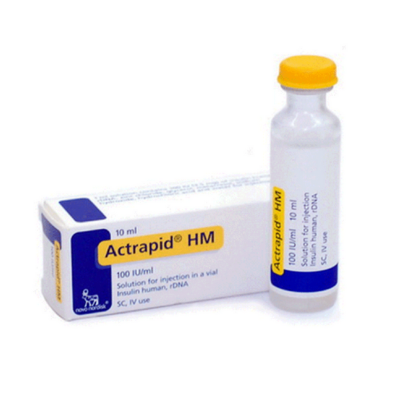 ACTRAPID INJ HM 100UNITS 10ML  (FREDGE ITEM)  6 ****