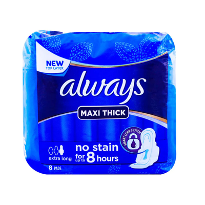 ALWAYS PADS MAXI THICK 10PCS EXTRA LONG