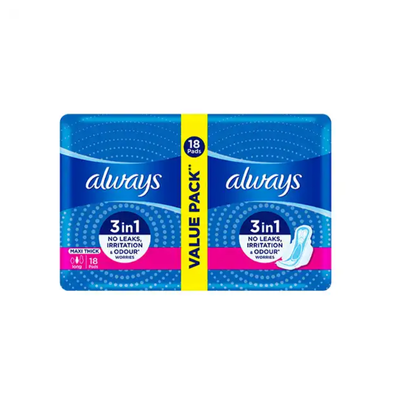 ALWAYS PADS MAXI THICK 6PCS EXTRA LONG