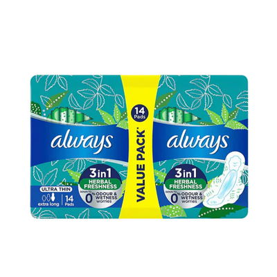 ALWAYS PADS ULTRA THIN 14PCS EXTRA LONG