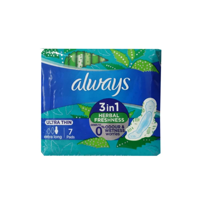 ALWAYS PADS ULTRA THIN 7PCS EXTRA LONG