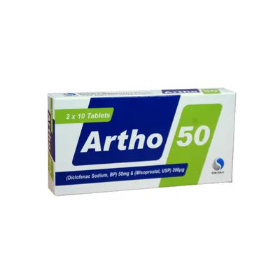 ARTHO TAB 50/200UG