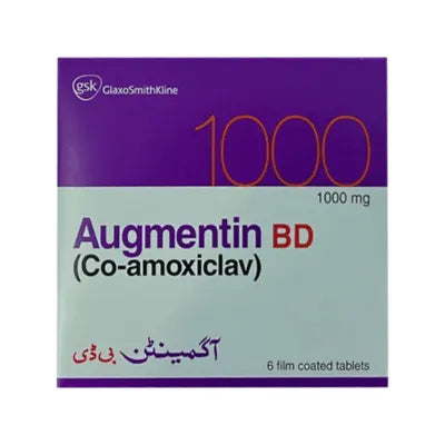 AUGMENTIN TAB BD 1GM 6S
