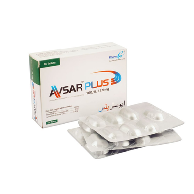 AVSAR TAB PLUS 160/5/12.5MG