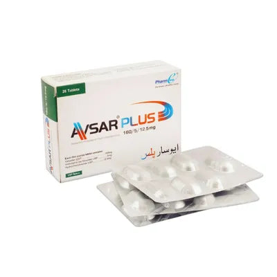 AVSAR TAB PLUS 160/5/12.5MG