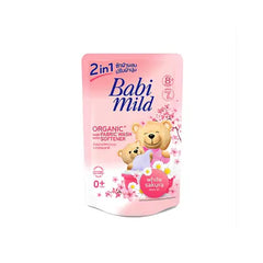 BABI MILD FABRIC WASH 570ML POUCH WHITE SAKURA