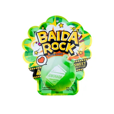 BAIDA ROCK POPPING CANDY 30G LEMONADE