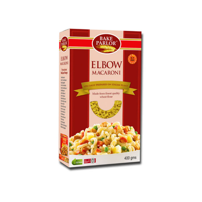 BAKE PARLOR ELBOW MACARONI 400GM BOX