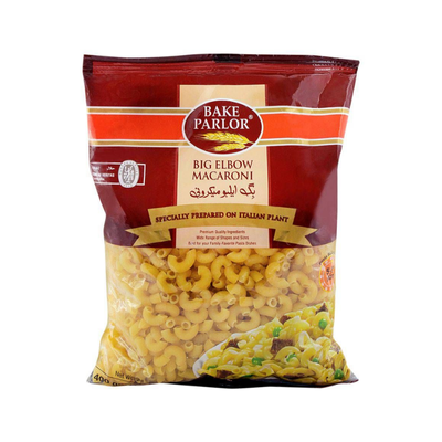 BAKE PARLOR MACARONI POUCH 400GM BIG ELBOW