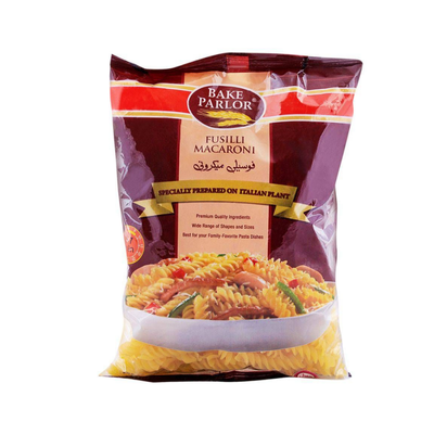 BAKE PARLOR MACARONI POUCH 400GM FUSILLI