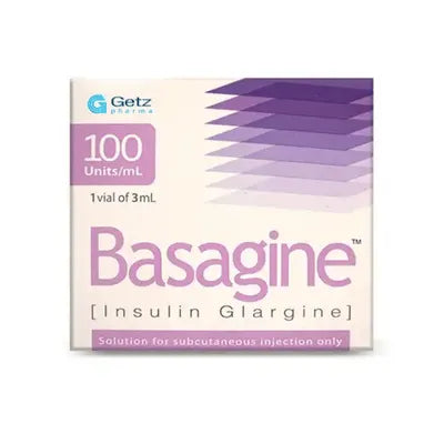 BASAGINE INJ 100UINIT/ML 3ML (FERDGE ITEM)  5  ****