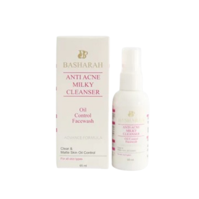 BASHARAH ANTI ACNE MILKY CLEANSER