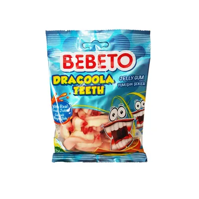 BEBETO GUMMY CANDY 80GM DARACOOLA TEETH