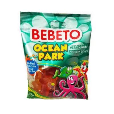 BEBETO GUMMY CANDY 80GM OCEAN PARK