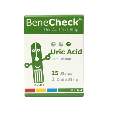 BENECHECK URIC ACID TEST STRIPS 25S