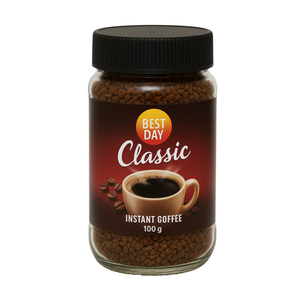 BEST DAY INSTANT COFFEE 100GM CLASSIC