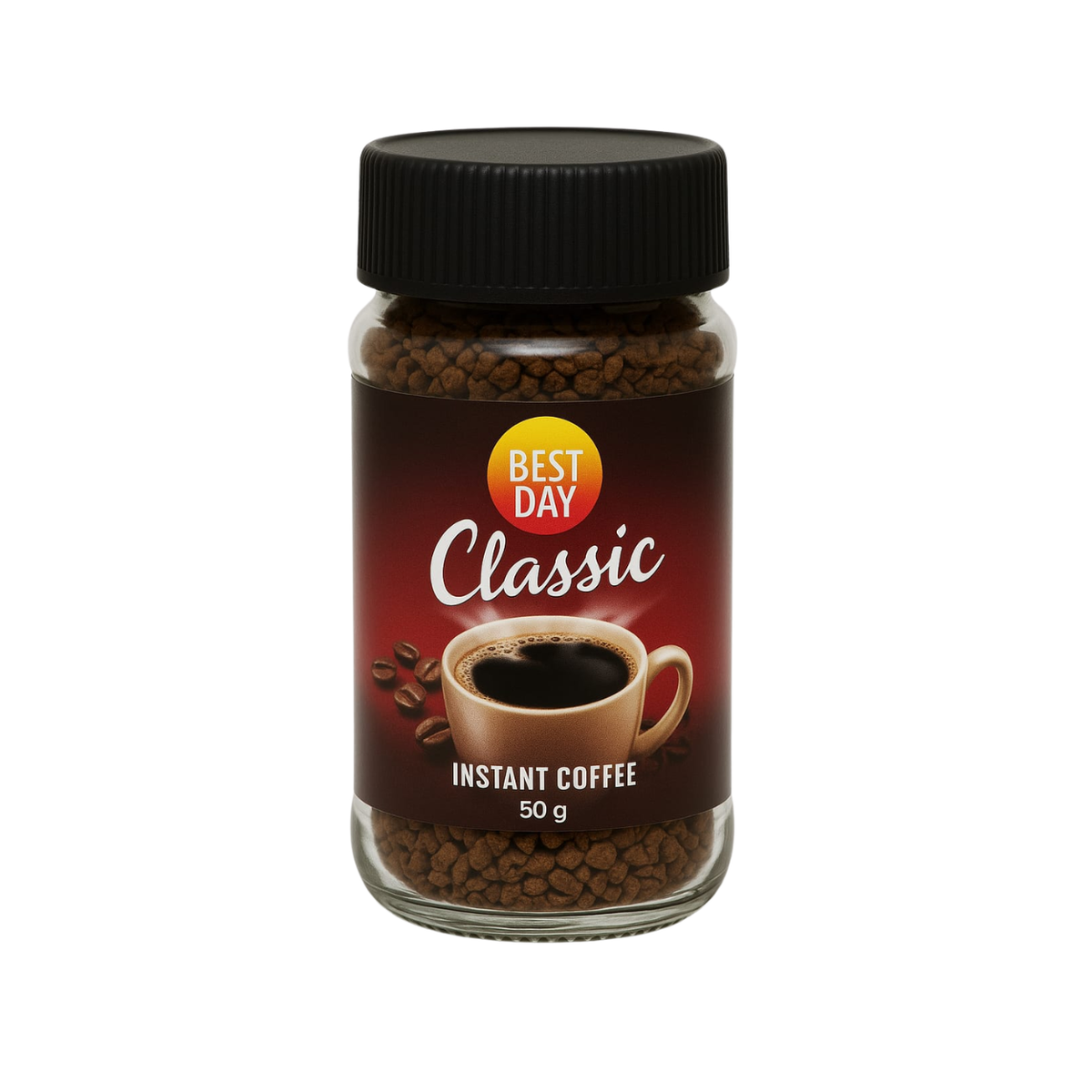 BEST DAY INSTANT COFFEE 50GM CLASSIC