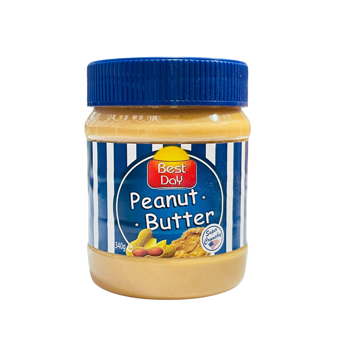 BEST DAY PEANUT BUTTER 340GM CRUNCHY
