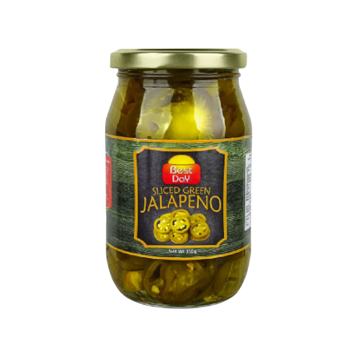 BEST DAY SLICED GREEN JALAPENO 350GM